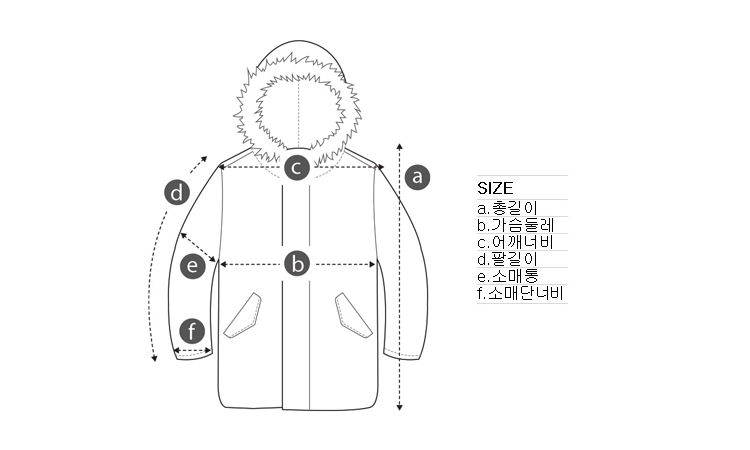 여성 중기장 벨티드 다운 JKJDW23252BLK 상세 이미지 2